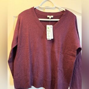 Reitmans V-Neck Light Sweater NBW